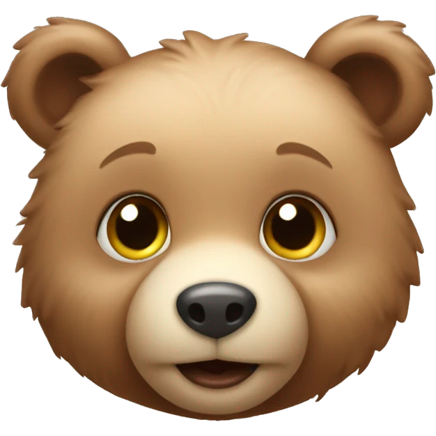 cute baby bear emoji