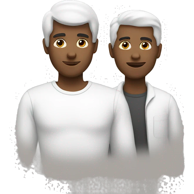 Heart white fathers  emoji