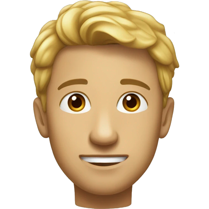 кудрявый светолкожий мальчик  emoji