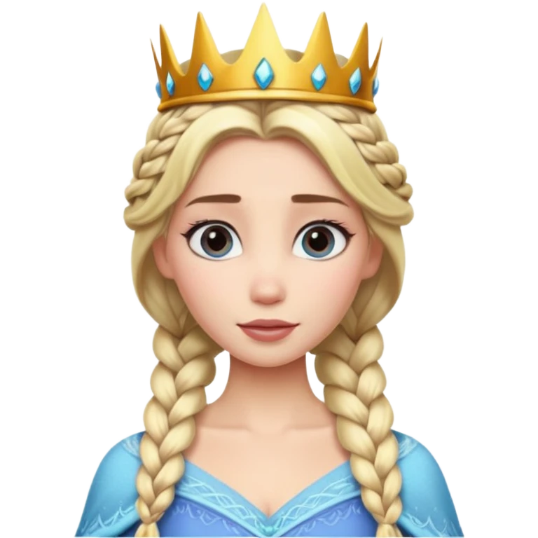 Crown 👑 and Elsa emoji