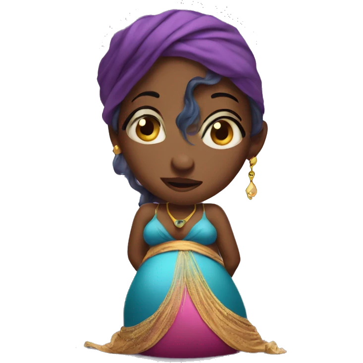 pregnant genie  emoji
