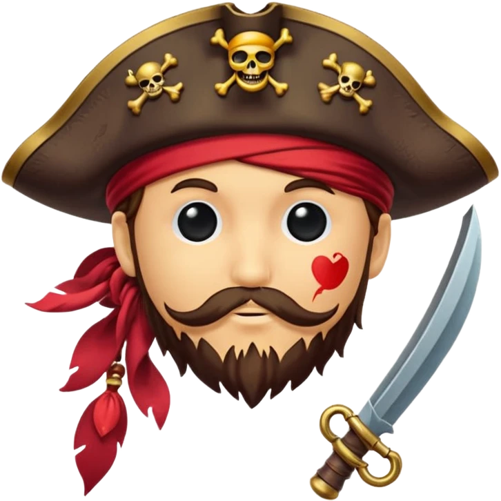 Je veux un tableau de stickers pour mon clan lak khawarizmi notre symbol est les pirat au chapeaux rouge , est un autre tableau de stickers écharpe de ton choix pour mon clan emoji