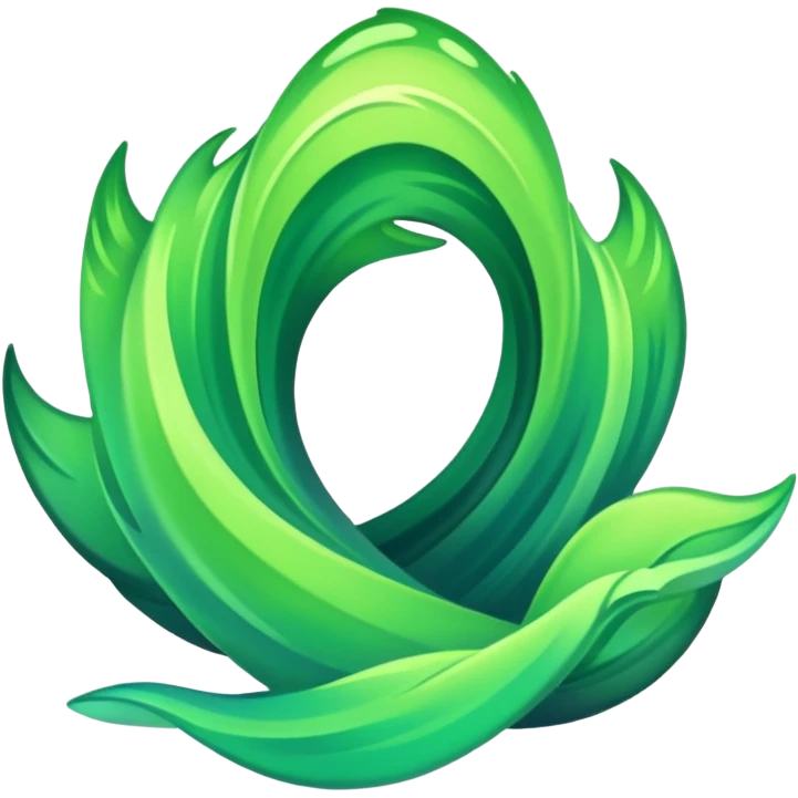 Green Aurora emoji