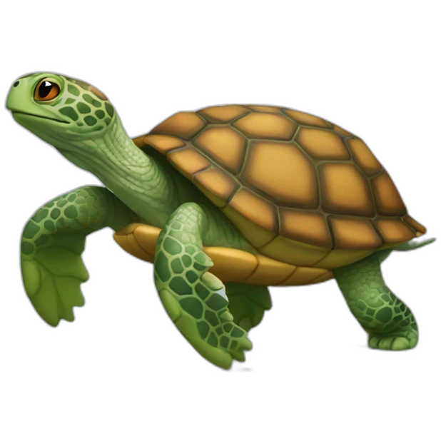 Chat sur tortue emoji