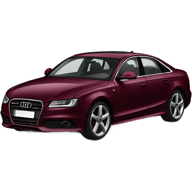 dark cherry audi car emoji