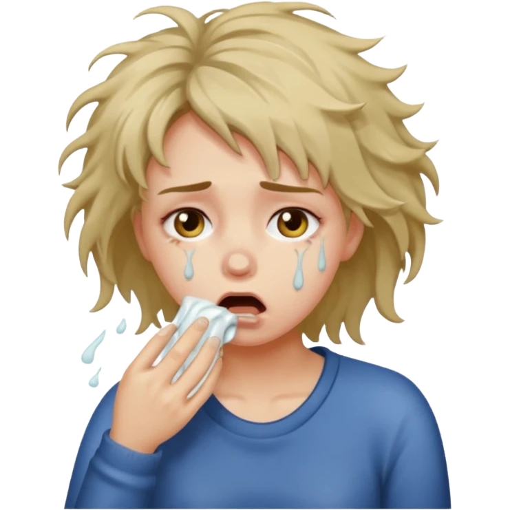 A Woman vomiting emoji