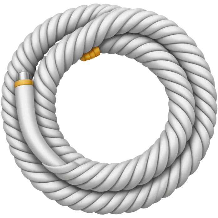 white rope line emoji