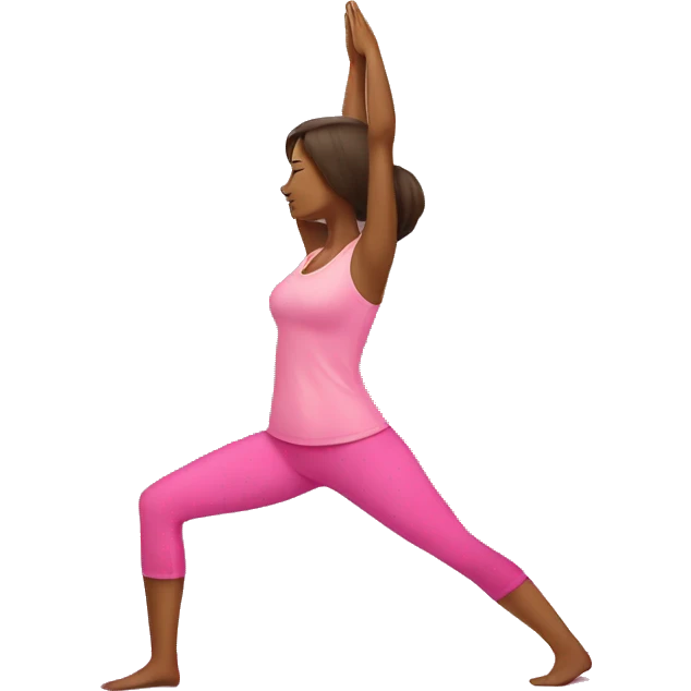 Pink yoga mat  emoji