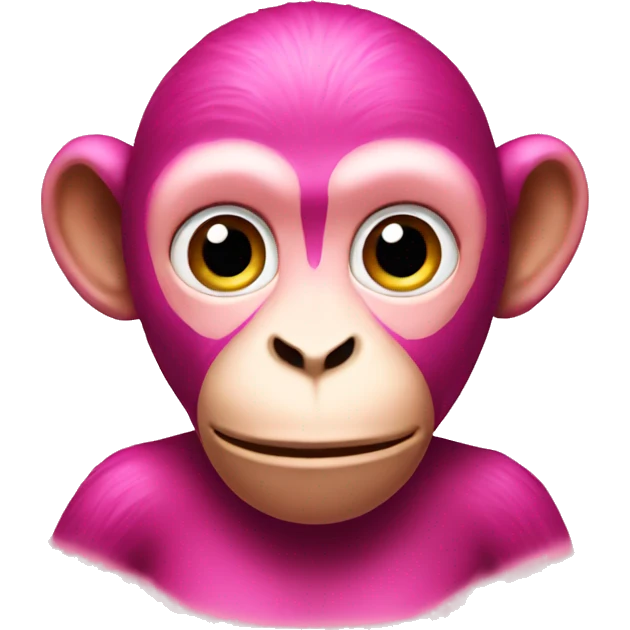 pink monkey emoji
