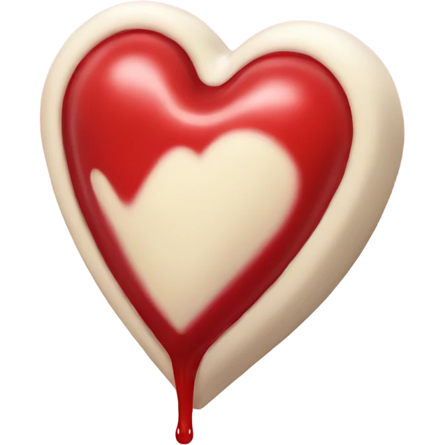 Heart cream emoji