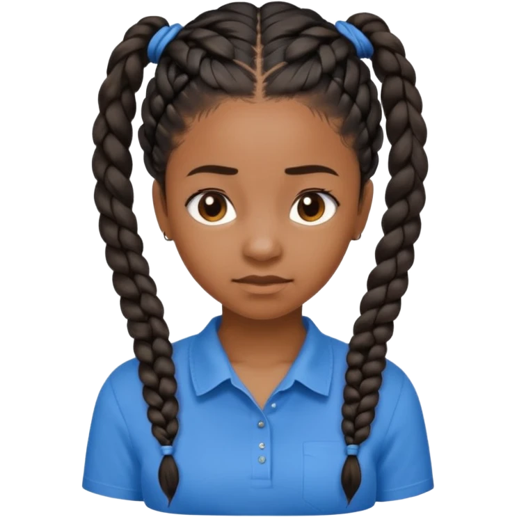 Black girl bent over emoji