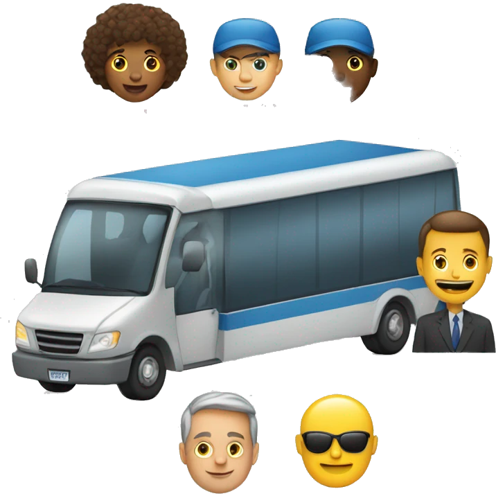 Organization of a transportation emoji