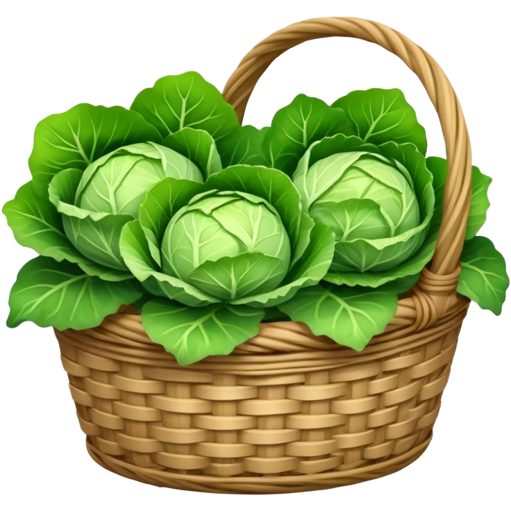 cabbage in basket emoji