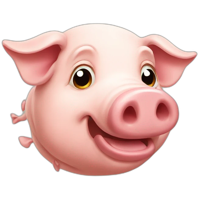 old pig emoji