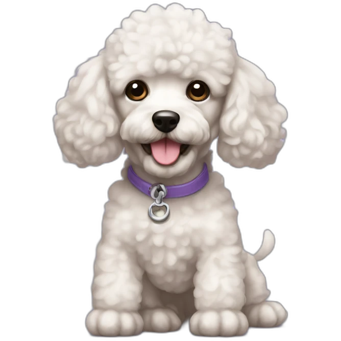 Jack the poodle puppie emoji