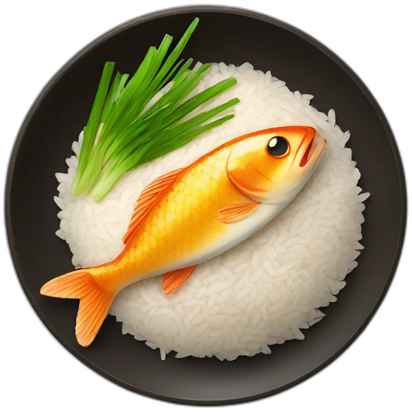 rice with fish emoji