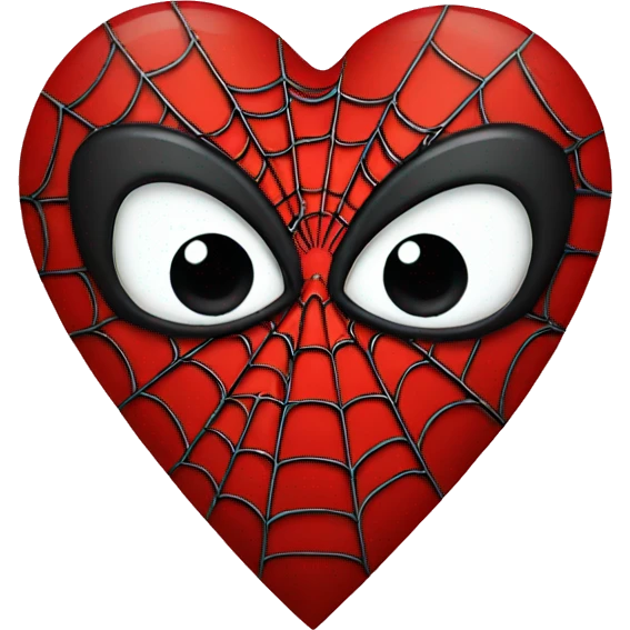 spiderman heart emoji