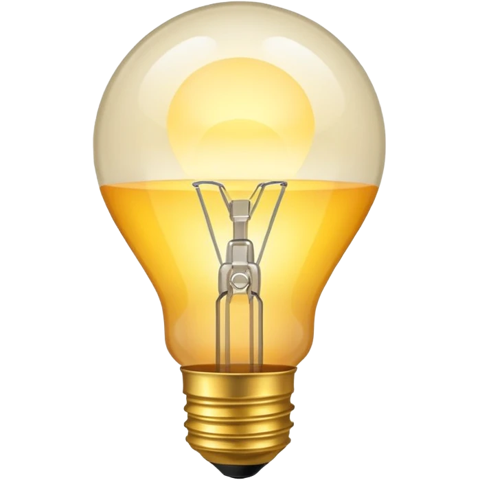 bulb light emoji