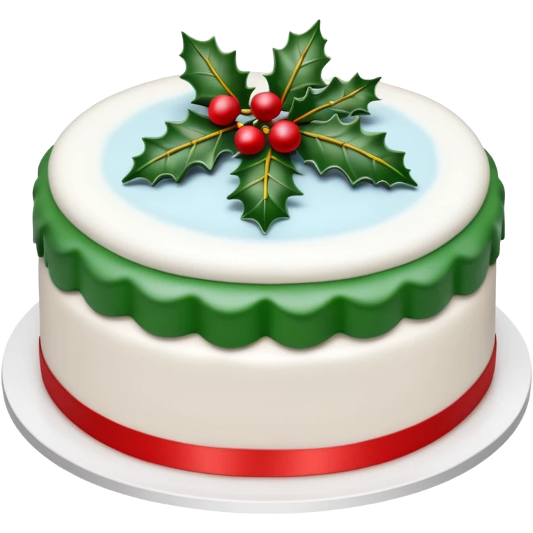 Christmas Cake emoji