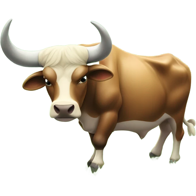Taurus bull eating  emoji