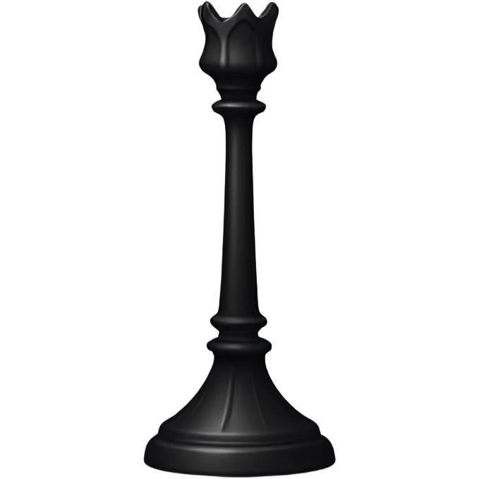 black gothic candlestick emoji