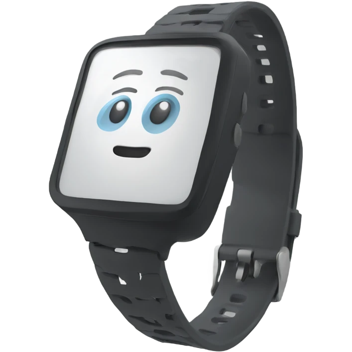 AI watch with virtual teacher emoji