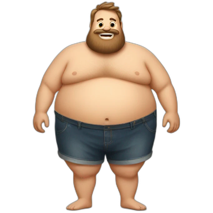 Beer belly men emoji