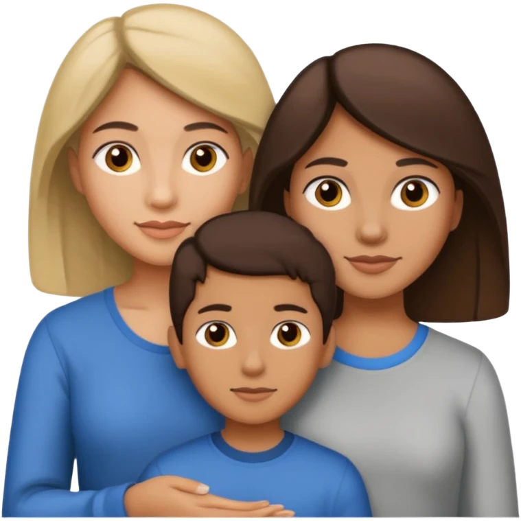 Latin mom with 3 kids. 15 year old girl. 13 year old boy and a 3 year old. emoji