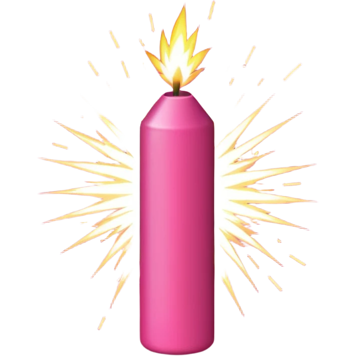 firecracker pinkl emoji