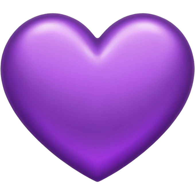Purple heart emoji