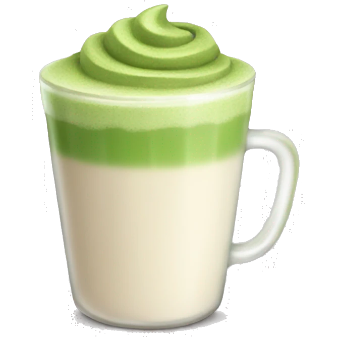 Matcha latte  emoji