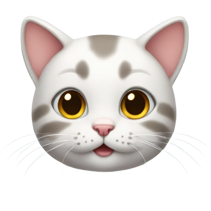 Cute kitty emoji