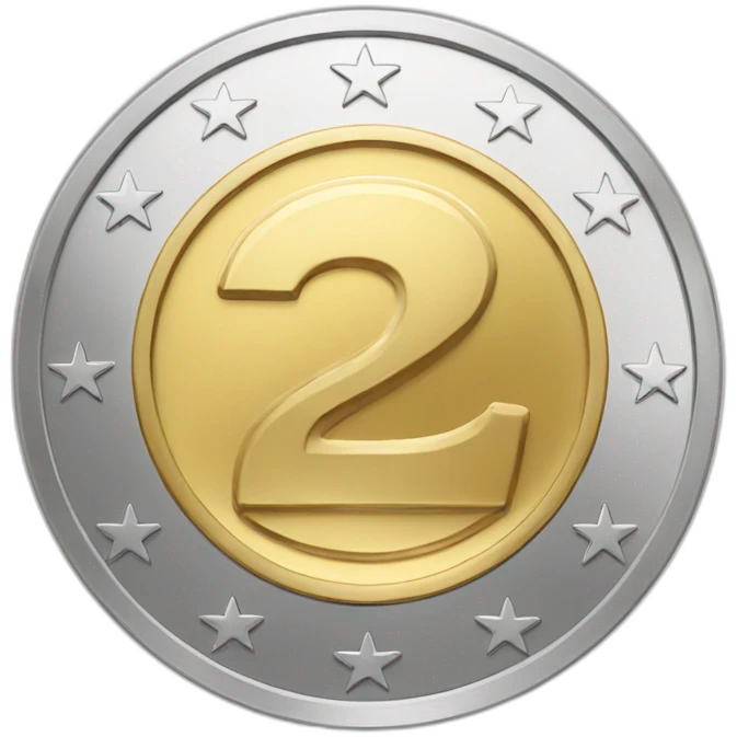 2 euro coin emoji