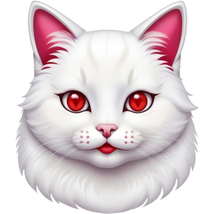 Cat with lipstick  emoji