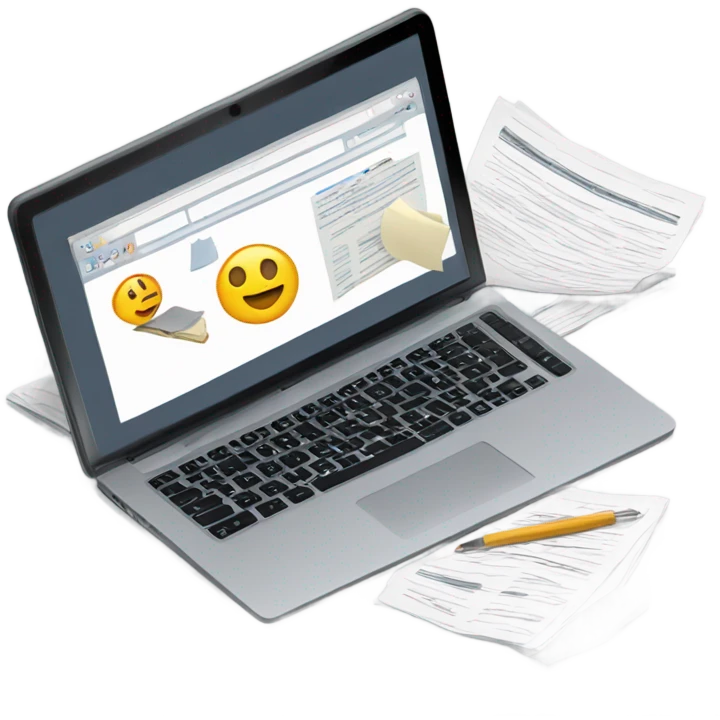 I have just finished my report emoji