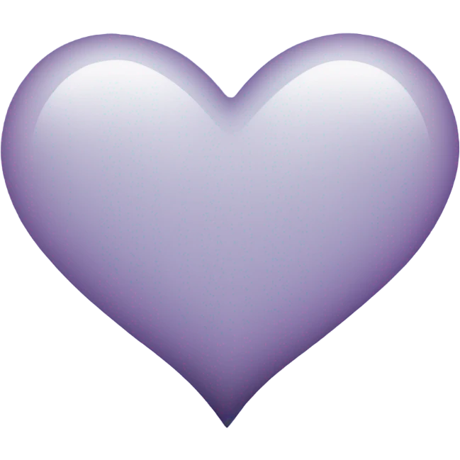 Gradient purple gray heart emoji