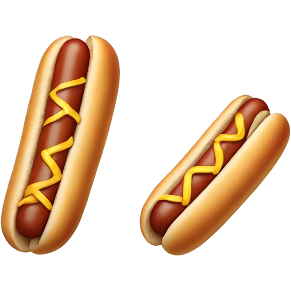 A hotdog dabing emoji