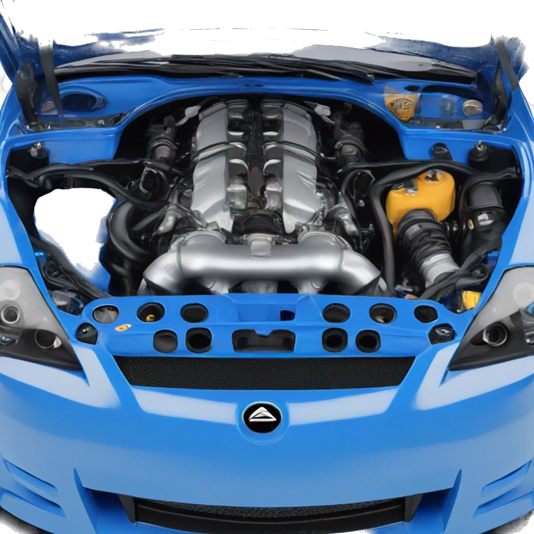 350z drift blue engine bay emoji