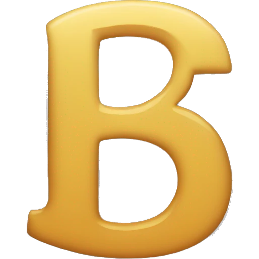 letter "b" emoji