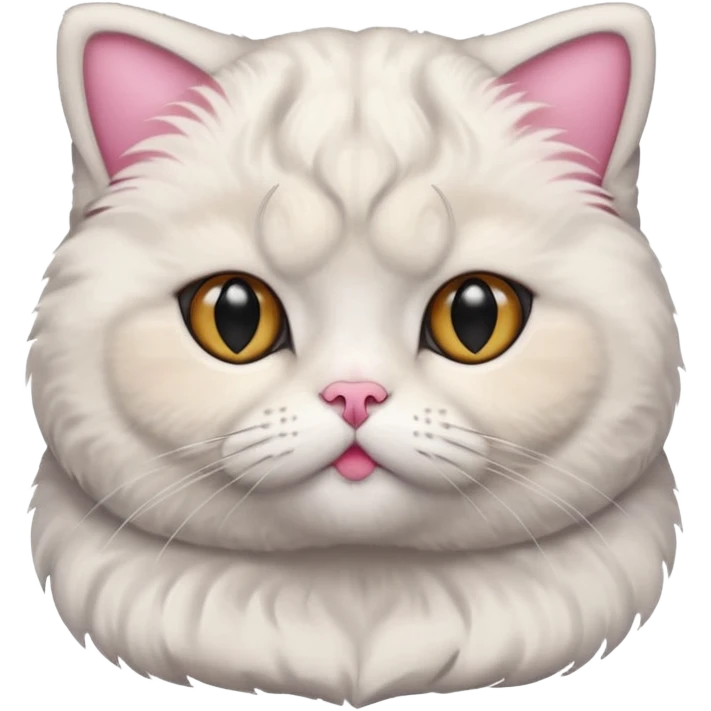 Scottish Fold Cute cat emoji