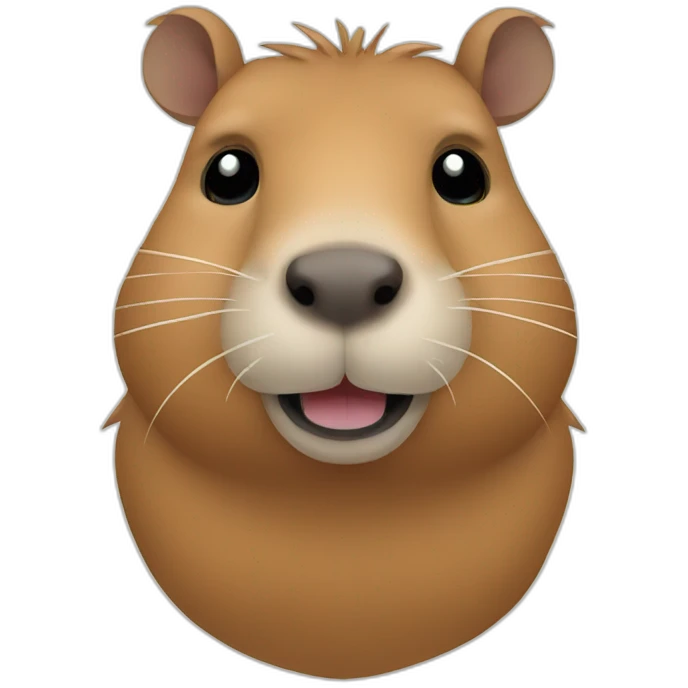 capybara cute emoji