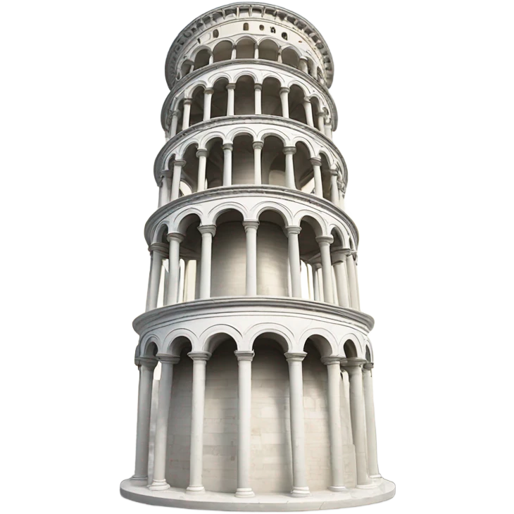 Pisa tower emoji