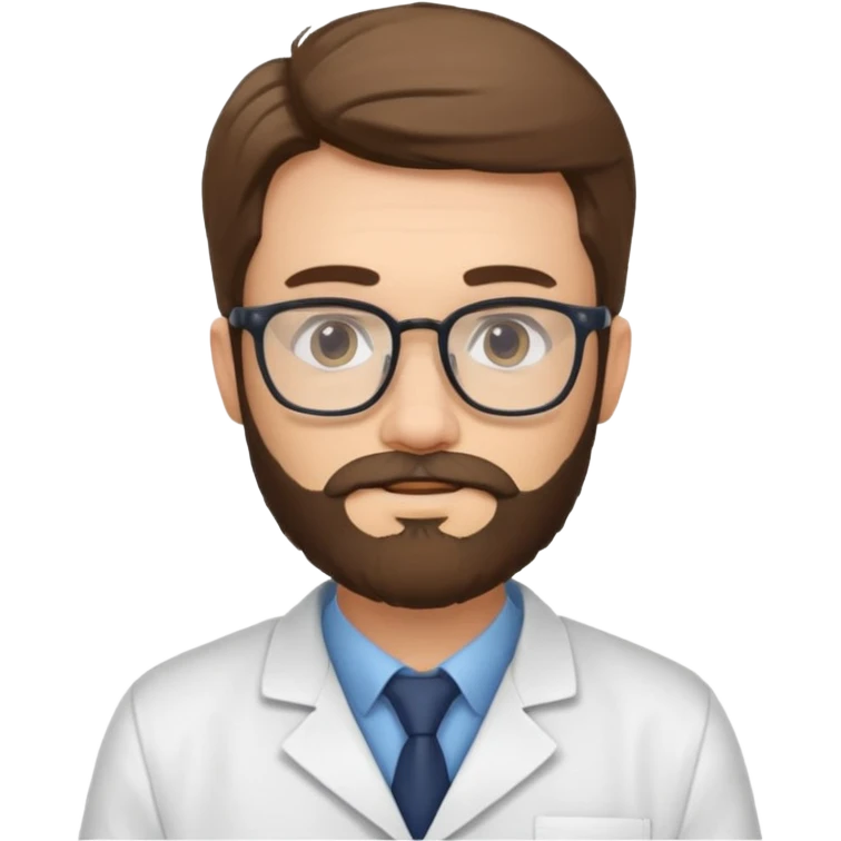 scientist professor young man bearded emoji