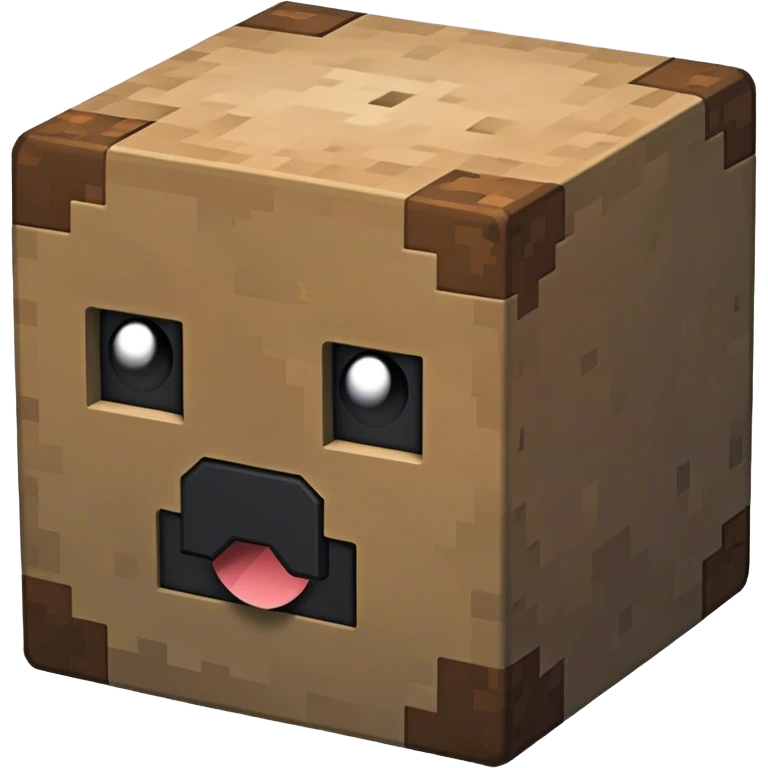 créer un émoji bloc de terre de minecraft emoji