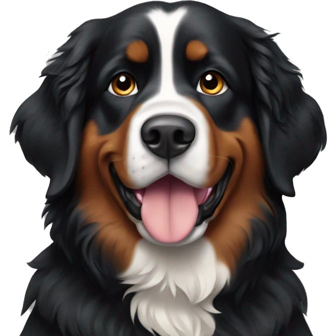 A bernese mountain dog emoji