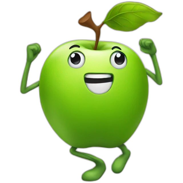 apple dancing emoji