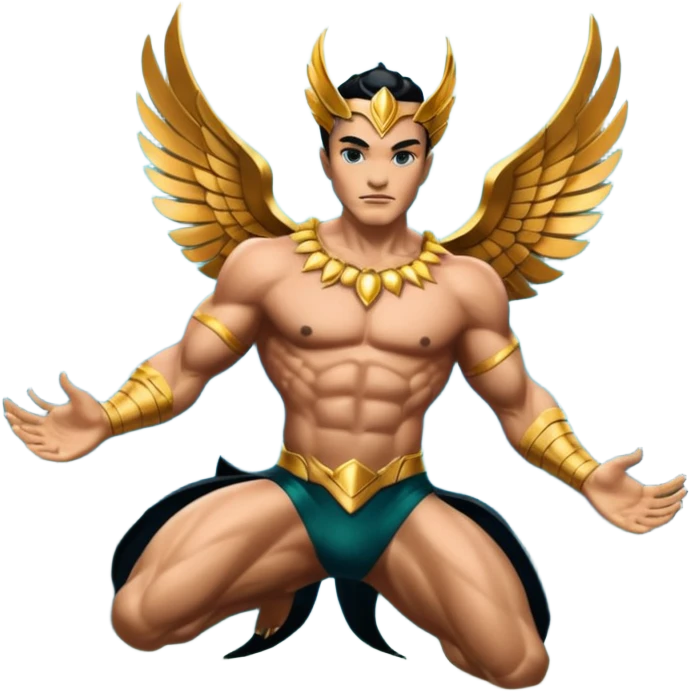 Namor from Black Panther 2, with winged ankles emoji