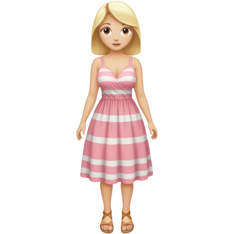 naked blonde woman with big breast full body emoji