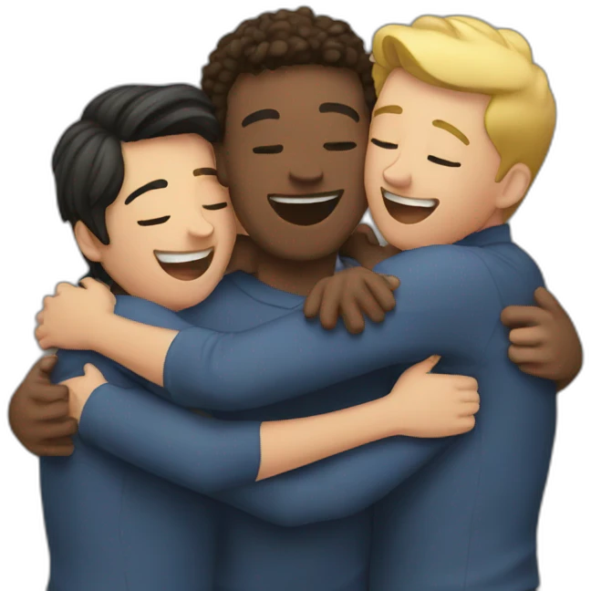 group hug emoji