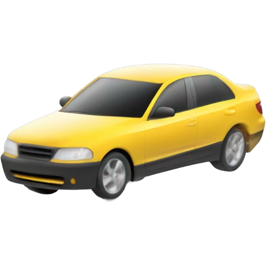 Car speeding off emoji